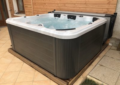 Installation d'un Jacuzzi 4-5 places à Issoire Be Well Canada SPA Auvergne